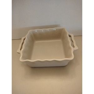 Appolia France stoneware 7" x 7" Square Casserole Dish with Handles